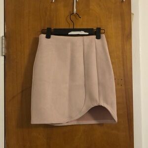 Tiger Mist | Dusty Pink Asymmetrical Skirt